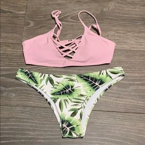 Palm bikini set